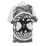 Scandinavian Yggdrasil Print Hawaiian Shirt