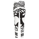 Scandinavian Yggdrasil Print High-Waisted Pocket Leggings