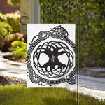 Scandinavian Yggdrasil Print House Flag