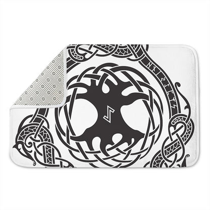 Scandinavian Yggdrasil Print Indoor Door Mat
