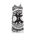Scandinavian Yggdrasil Print Jersey Midi Cami Dress
