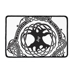 Scandinavian Yggdrasil Print Kitchen Mat