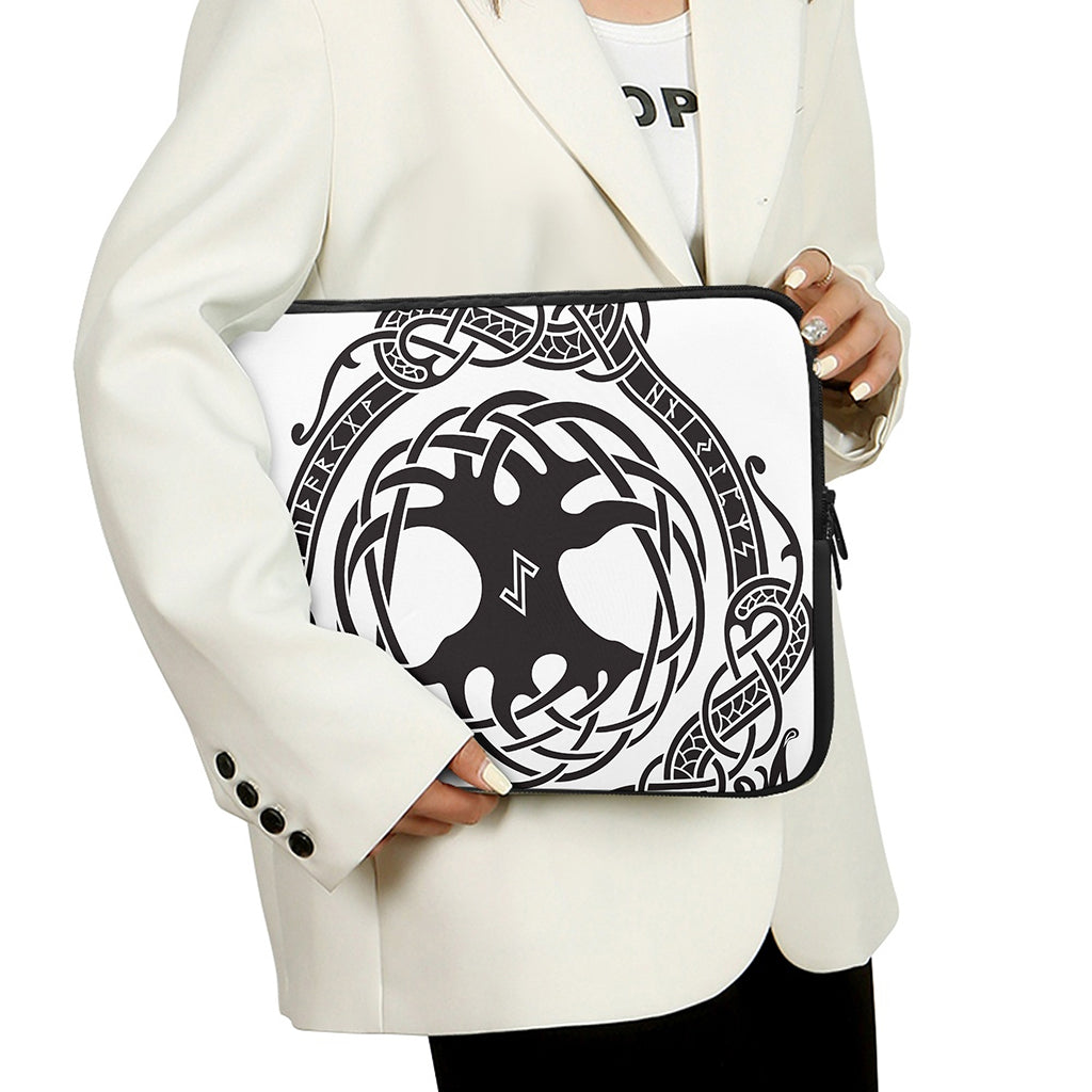 Scandinavian Yggdrasil Print Laptop Sleeve