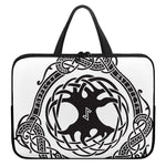 Scandinavian Yggdrasil Print Laptop Sleeve With Handle