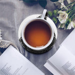 Scandinavian Yggdrasil Print Leather Coaster Set