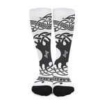 Scandinavian Yggdrasil Print Long Socks