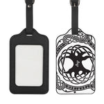 Scandinavian Yggdrasil Print Luggage Tag