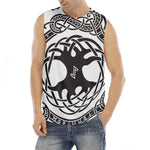 Scandinavian Yggdrasil Print Men's Fitness Tank Top
