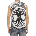 Scandinavian Yggdrasil Print Men's Fitness Tank Top