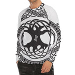 Scandinavian Yggdrasil Print Men's Long Sleeve Rash Guard