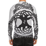 Scandinavian Yggdrasil Print Men's Long Sleeve Rash Guard