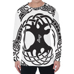 Scandinavian Yggdrasil Print Men's Long Sleeve T-Shirt