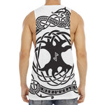 Scandinavian Yggdrasil Print Men's Muscle Tank Top