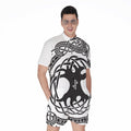 Scandinavian Yggdrasil Print Men's Romper