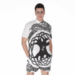 Scandinavian Yggdrasil Print Men's Rompers