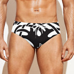 Scandinavian Yggdrasil Print Men's Swim Briefs