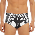 Scandinavian Yggdrasil Print Men's Triangle Swim Briefs
