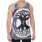 Scandinavian Yggdrasil Print Men's Velvet Tank Top