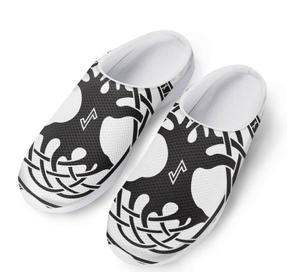 Scandinavian Yggdrasil Print Mesh Casual Shoes