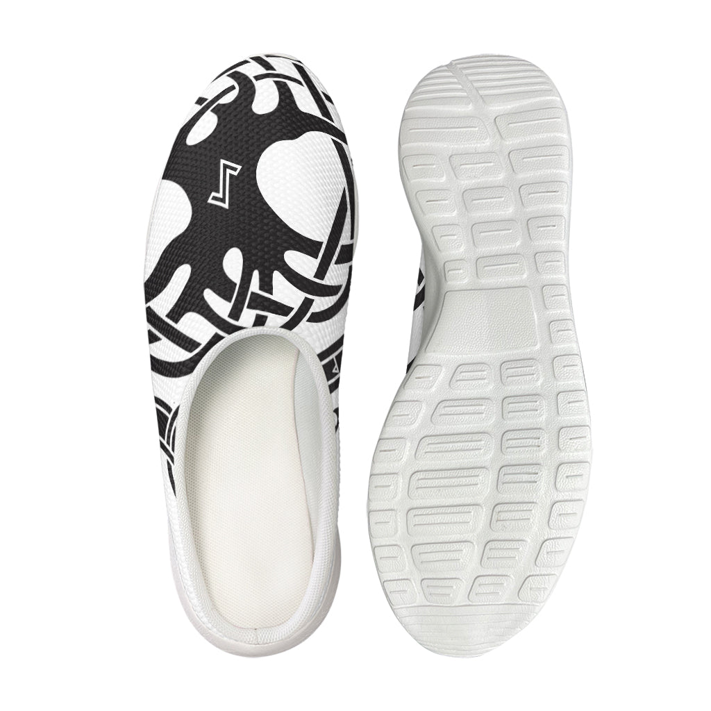 Scandinavian Yggdrasil Print Mesh Casual Shoes