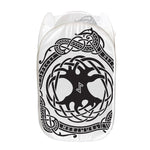 Scandinavian Yggdrasil Print Mesh Laundry Hamper