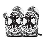 Scandinavian Yggdrasil Print Oven Mitts