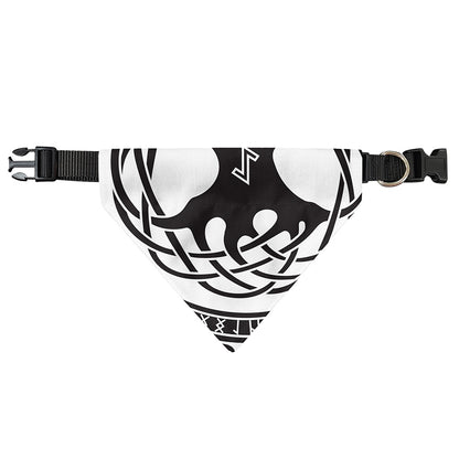 Scandinavian Yggdrasil Print Over The Collar Dog Bandana