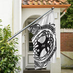 Scandinavian Yggdrasil Print Polyester Flag