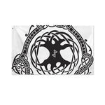 Scandinavian Yggdrasil Print Polyester Flag