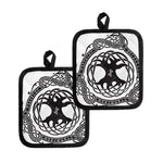 Scandinavian Yggdrasil Print Pot Holders