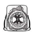 Scandinavian Yggdrasil Print Rectangular Crossbody Bag