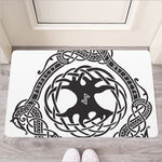 Scandinavian Yggdrasil Print Rubber Doormat