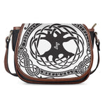 Scandinavian Yggdrasil Print Saddle Bag