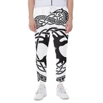 Scandinavian Yggdrasil Print Scuba Joggers