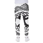 Scandinavian Yggdrasil Print Scuba Joggers