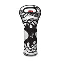 Scandinavian Yggdrasil Print Single Neoprene Wine Tote