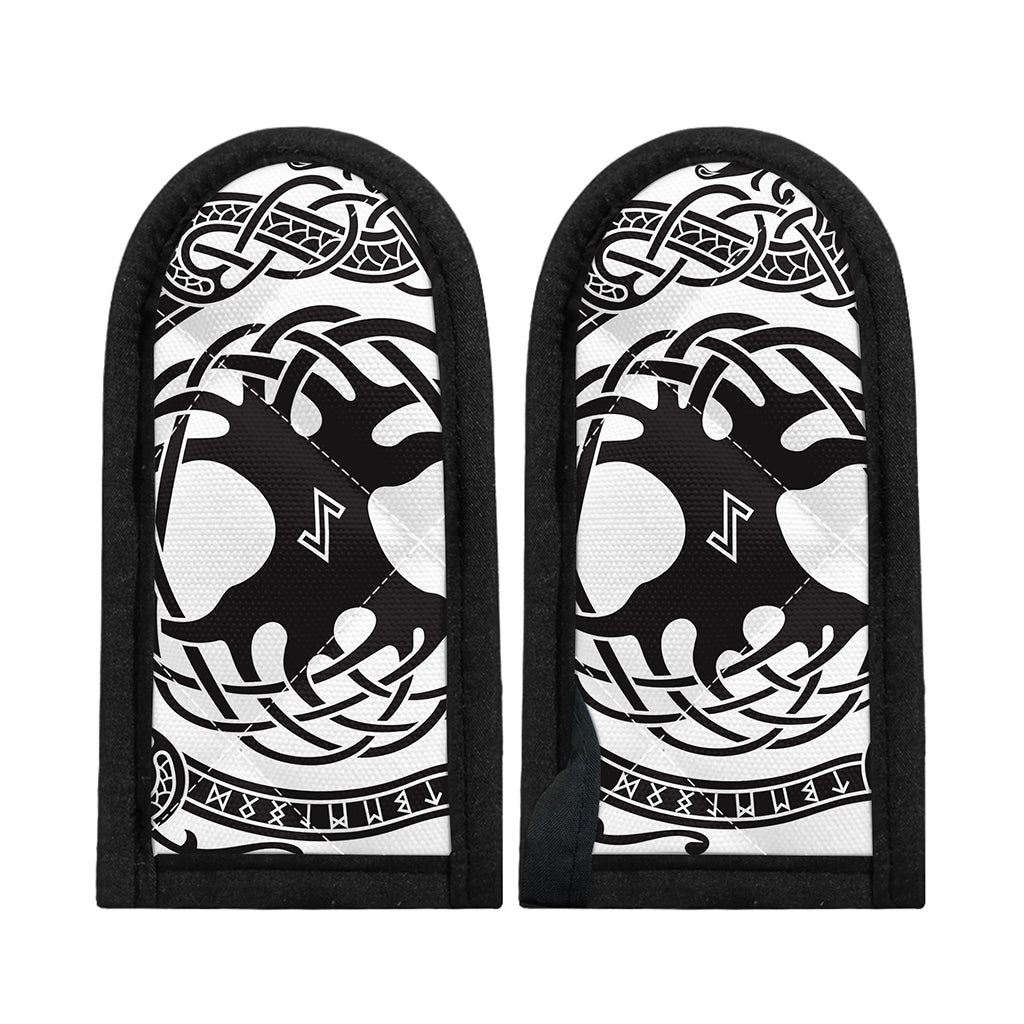 Scandinavian Yggdrasil Print Skillet Handle Cover