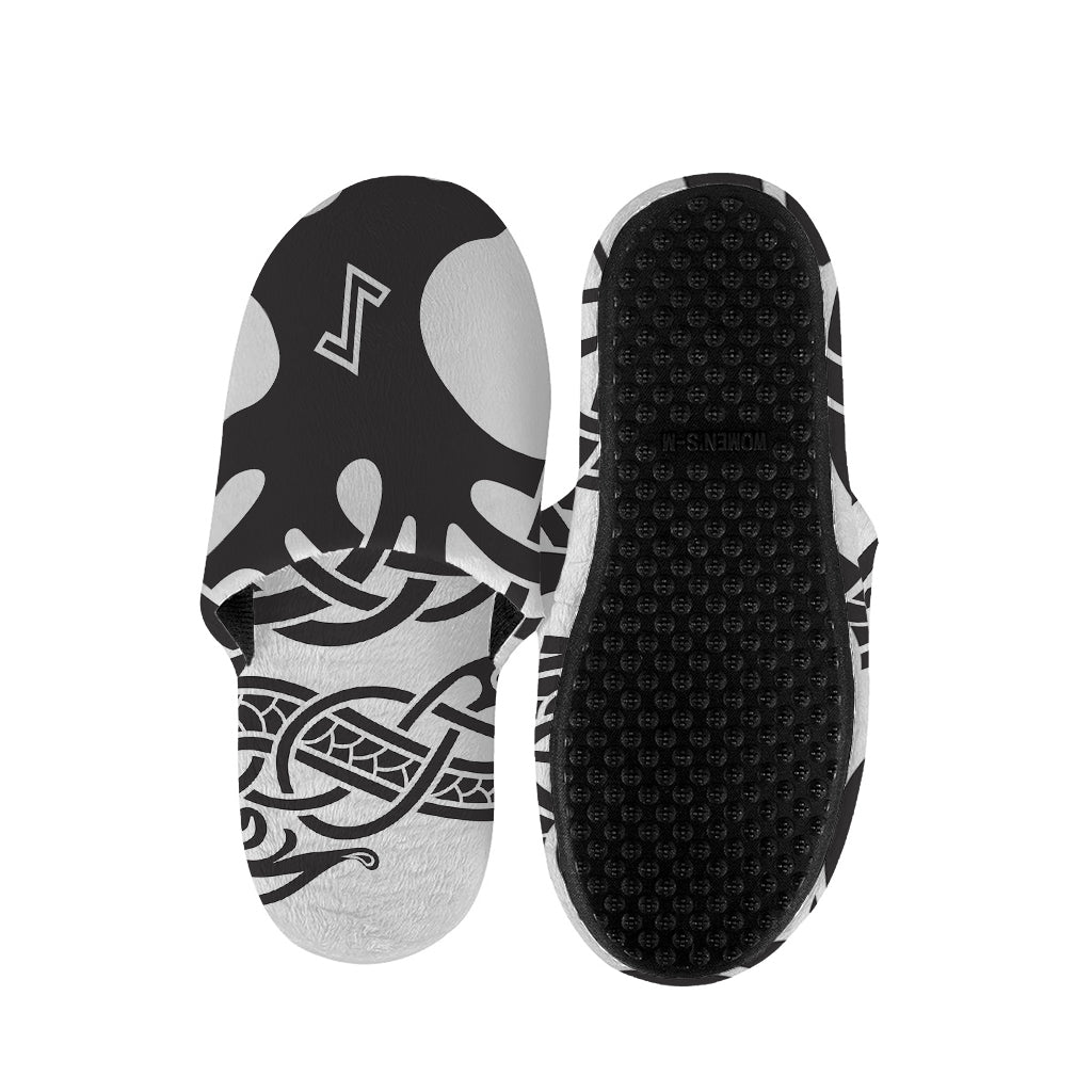Scandinavian Yggdrasil Print Slippers