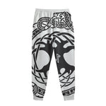 Scandinavian Yggdrasil Print Sweatpants