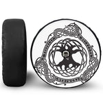 Scandinavian Yggdrasil Print Tire Cover With Camera Hole