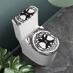 Scandinavian Yggdrasil Print Toilet Lid And Tank Cover Set