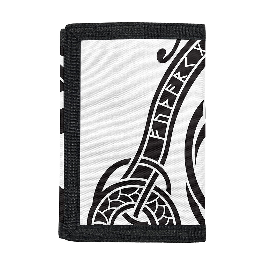 Scandinavian Yggdrasil Print Trifold Wallet
