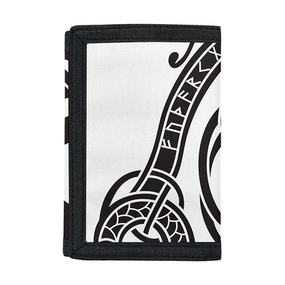 Scandinavian Yggdrasil Print Trifold Wallet