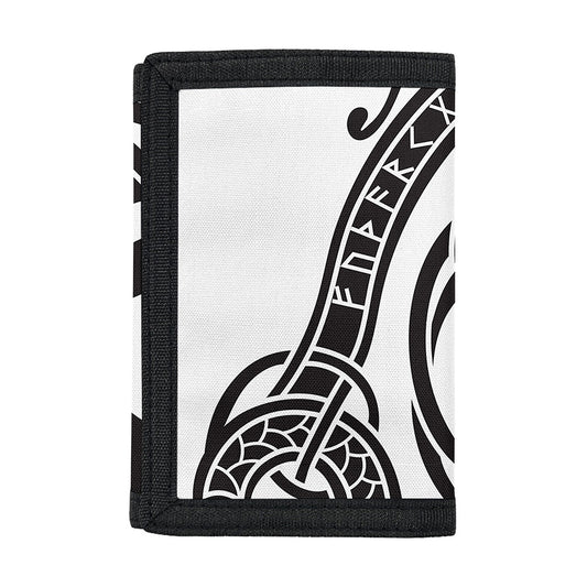 Scandinavian Yggdrasil Print Trifold Wallet