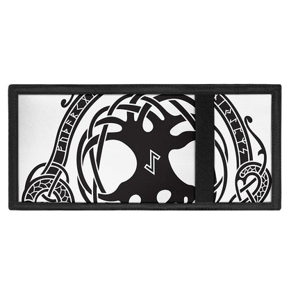 Scandinavian Yggdrasil Print Trifold Wallet