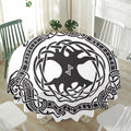 Scandinavian Yggdrasil Print Waterproof Round Tablecloth