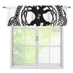 Scandinavian Yggdrasil Print Window Valance