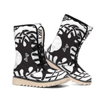 Scandinavian Yggdrasil Print Winter Boots