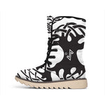 Scandinavian Yggdrasil Print Winter Boots