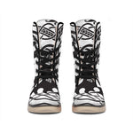 Scandinavian Yggdrasil Print Winter Boots